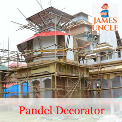 Pandal Decorator Mr. Koushik Roy in Suri